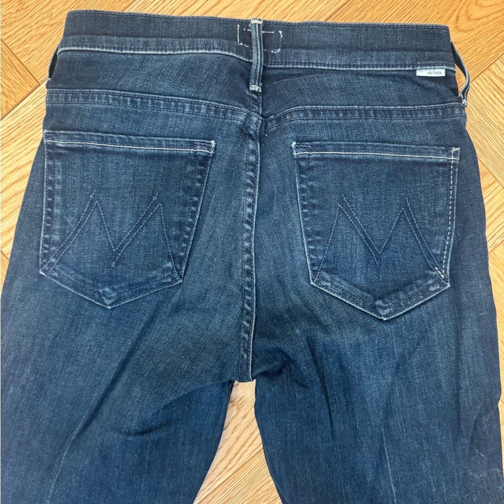 MOTHER Dark Blue Ankle Jeans - Picture 5 of 6